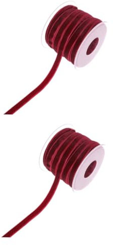 EXCEART 2 Rollen Mit Je 20 Nicht Elastischen Bändern Für Kleidungsaccessoires 20 Yards Satinbandrolle Geschenkband Zum Verpacken Von Hochzeitsfeiern