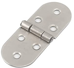 Scharnier, Türscharniere, Edelstahl-Klappenscharnier, Klappscharnier, Stuhl, Bett, feste Verbindung, Zubehör, Tischplatte, rundes Tischscharnier, Türschließer (Size : 8 packs)