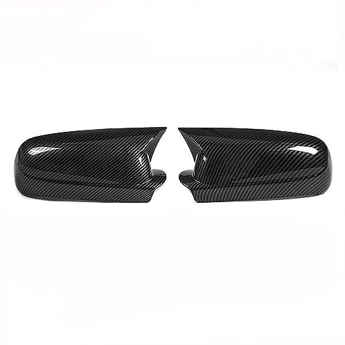 Rückspiegel Abdeckung Rückspiegel Gehäuse Kappen Horn Fit Für VW Für Golf 4 MK4 GTI R 1997-2004 Für Bora für Jetta Für Passat B5 1998-2005(Kohlefaser)