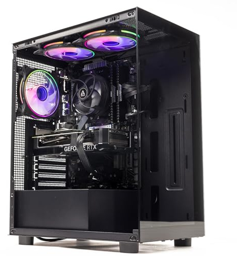 GTR Gaming PC | Ryzen 7 5700X | RTX 5060 Ti 8GB | 32GB DDR4 3600MHz | 1TB NVMe SSD | 650W PSU | ARGB Glass Case | Windows 11 | Wi-Fi