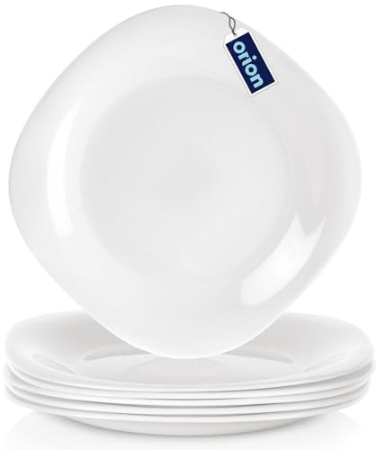 orion group Teller-Set Glasteller Dessertteller Salatteller Teller aus Glas | Luna 20 cm 6-tlg.