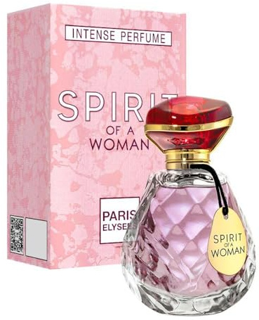 PARIS ELYSEES PARFUMS – Spirit of a Woman – Eau de parfum femme – Floral Chypré – Notes de Poire, Rose et Patchouli – vaporisateur parfum – 100ML