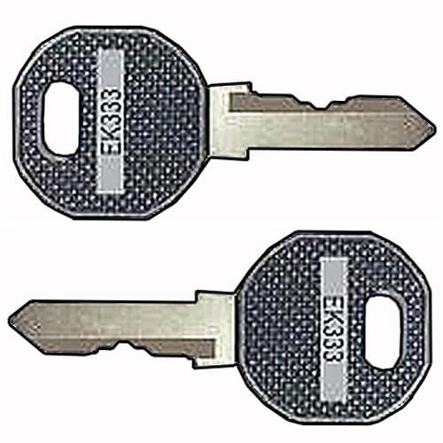Pair of Replacement EMKA EK333 Universal Utility Pass Keys | Electrical Cabinets, Server Units, Lifts, Elevators, Alarm Control Panels, Caravan Storage, Machinery, Meter Boxes & more | 2 Keys Supplied