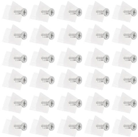 COLLBATH 100 Cuñas para Cajones Hundidos y Soportes Inferiores para Armarios Refuerzo de Esquina de 45 Grados PP y Hierro Tornillos Autoperforantes 35X16 MM Kit Profesional para