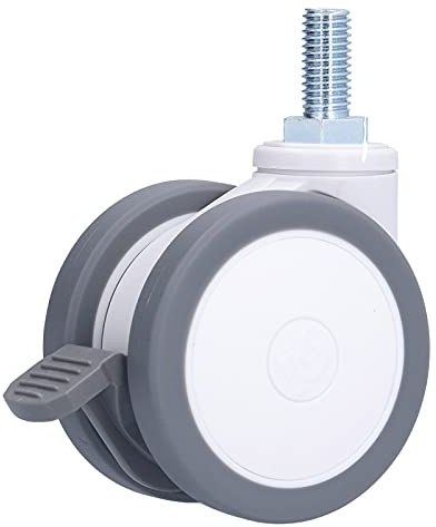 Acouto Roue Silencieuse 3 Pouces 75 Mm, Filetage de de Remplacement pour établi, Table d'art, Restaurants, écoles, Roue Silencieuse, de Chaise de Bureau, de Chaise de Remplacement, de Bureau