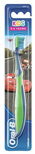 Oral-B Kids Manual Toothbrush Soft Bristles, 3-5 Years Old