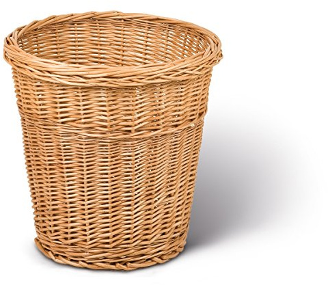 Papierkorb rund, braun, Ø 35cm x H 35cm