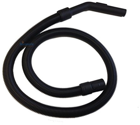 Premium Staubsaugerschlauch für Siemens Staubsauger VS06B112A Synchropower als 1,8m Komplettschlauch schwarz inkl. Handgriff von Microsafe®