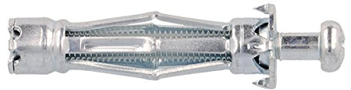Molly m18025-xj tasselli metallici a espansione con vite M6 Ø 4 x 35 mm, Grigio, Set di 40 pezzi