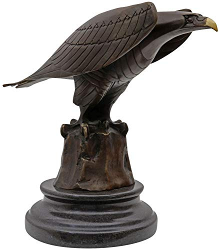 Bronsskulptur örn bronsfigur staty bronsfigur skulptur i antik stil 21cm