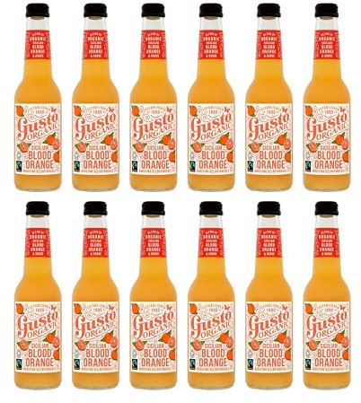 Gusto Organic Drink 275ml x 12 (Sicilian Blood Orange)