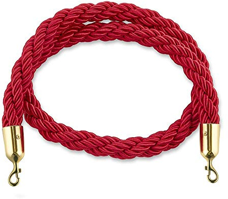 Flexibarrier Cordon d'arrêt standard de 1,5 m (rouge, noir) (or rouge)