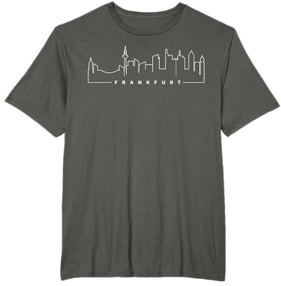 Frankfurt Skyline, Hessen T-Shirt