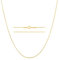 KISPER 24k Gold Snake Chain Necklace – Thin, Dainty, Gold Plated Stainless Steel Jewelry for Women & Men with Lobster Clasp, 20