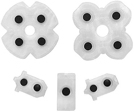MMOBIEL Caoutchouc Silicone Clavier Conducteur Set pour PlayStation 4 Manette Dualshock 4 JDS030 / 040 INCL. (+) Tournevis