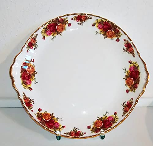 Rofu Royal Albert/Tortenplatte/Original/Old Country Roses/ca. 30 cm Action/Kik