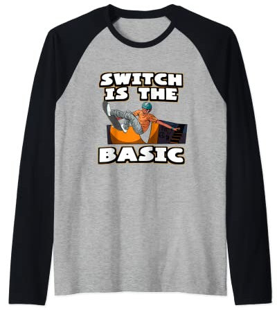 Switch Basic Skateboard Waveboard Longboard Skater Raglan