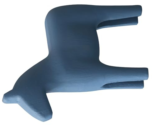 CLISPEED Holzpferd Dekofigur Dalapferd Deko Tierfiguren Statue Pferdchen Skulptur Holzfiguren Ornamente, Passend für Wohnkultur Wohnzimmer Tischdeko Weihnachtsschmuck-Dekoratio