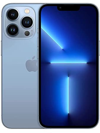 Apple iPhone 13 Pro, 128GB, Sierra Blue (Renewed Premium)
