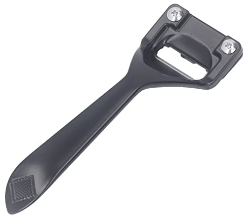 Pelle Skiver, Metal Leather Skiver Impugnatura Antiscivolo Comoda Impugnatura Coltello da Skiving in Pelle 3 Lame Lega Robusta e Durevole Multiuso(Coltello per sfoltire nero americano con 3 lame)
