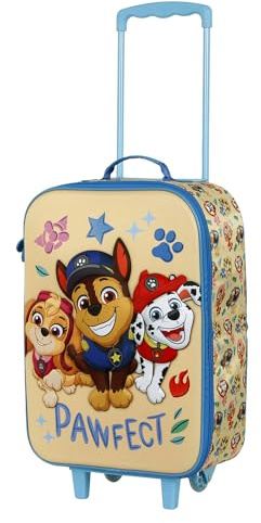Karactermania La Pat' Patrouille Friendship-Valise à roulettes Soft 3D, Bleu