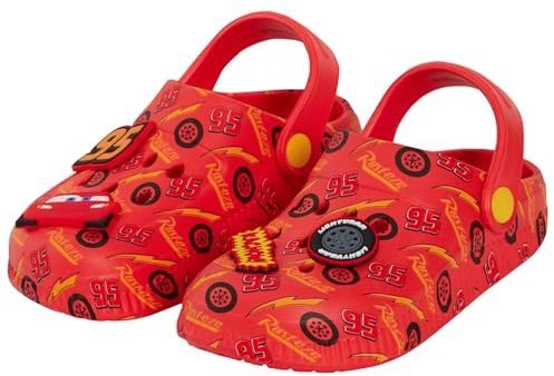 Disney Boys Cars Clogs Red 9 UK Child