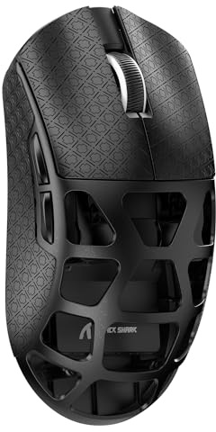 ATTACK SHARK R3 Magnesium Alloy Mouse, Wireless 8K Mouse, 46g SUPERLIGHT Mouse, PixArt PAW3395 Gaming Sensor, BT/2.4G/Wired Gaming Mouse, Adjustable DPI 26000, Office Mice for Win11/Xbox/PS/Mac -Black