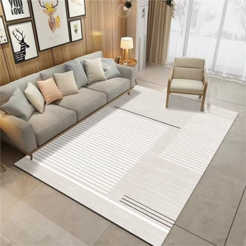 RUGMRZ Teppich Gemustert Betten graues Wohnzimmer großer rechteckiges Sofakissen rutschfest pflegeleicht kann angepasst Werden Teppiche 200X260CM
