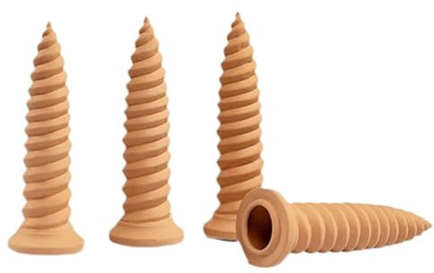Vitsrisea Lot de 4 piquets d'irrigation pour en terre cuite - En forme de vis - Piquets d'irrigation de jardin - Système d'irrigation automatique -