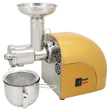 Estrattore di succo a masticazione lenta commerciale da 250 W, estrattore di succo a freddo per impieghi gravosi, macchina centrifuga per succhi in acciaio inossidabile, funzione inversa, macchina p