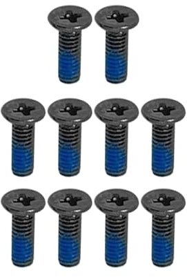 JINTAI Set of base screws Notebook Screws for Lenovo 14e Chromebook Gen 3 82W6 82W7 IP Slim 3 Chrome 14IAN8 83BN black