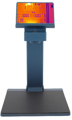 Plyisty Caméra Thermique, Imageur Thermique Infrarouge avec Objectif Macro HD de 30 Mm, Grossissement 2-5x, Distribution de Champ Thermique 3D et Analyse Multidimensionnelle