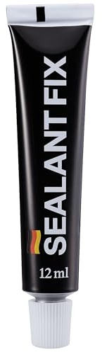 SEALANT FIX - 6er Pack extra starker Bad-Kleber 12ml, weiß [fünfte Generation] mit Schraubverschluss - Befestigung ohne Bohren von Badzubehör, Bad Accessoires und kleine Badezimmer-Möbel