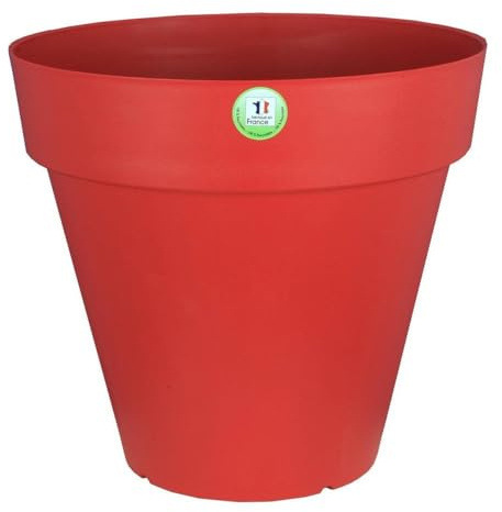 Riviera Pots de fleurs Soleilla Rond Rouge 39 x 39 x 36 cm 25 ml 414056