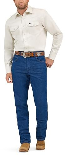 Wrangler Men's Ms70719 button down shirts, Stone, XL UK