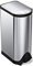 simplehuman CW1824 30L Slim Butterfly Kitchen Pedal Bin, Strong Steel Pedal, Silent Soft Close Lid, Stay-Open Lid, Non-Skid Base, Fingerprint-Proof, Inner Bucket, Brushed Stainless Steel