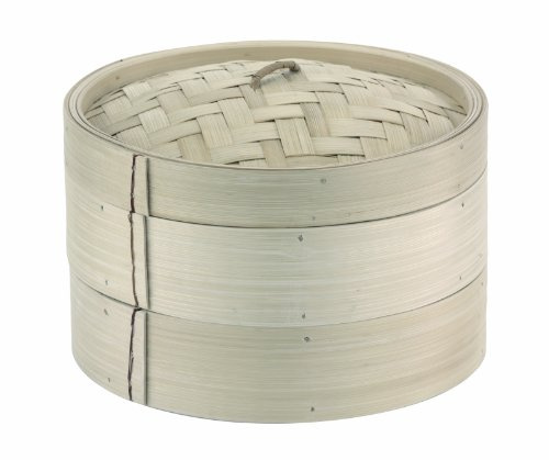 Paderno 49603-50 Panier pour cuisson vapeur 50 cm, bambou