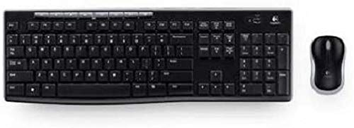 Logitech MK270 - Pack Teclado y ratón inalámbricos, Color Negro - QWERTY portugués