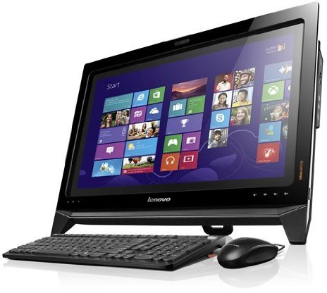 Lenovo B350 21.5-inch Touchscreen All-in-One Desktop PC - Black (Intel Core i5-4440S 2.8 GHz, 6 GB RAM, 1 TB HDD, DVDRW, Wi-Fi, BT, TV Tuner, Integrated Graphics, Windows 8.1)