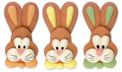 Günthart 48 Osterhasen Zuckerfiguren, Ostern Tortendekoration