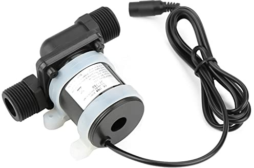 Bomba de Agua de Aumento DC12V Bomba de Circulación de Bajo Ruido con Base de Goma Sumidero de Agua Eléctrica para Acuario Fuente
