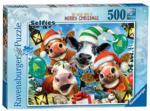 Ravensburger Puzzle Frohe Weihnachten Puzzle 500 Teile Puzzle für Erwachsene