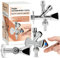 Valvola Angolare Combinata 1/2'' x 3/4'' x 3/8'' Rubinetto Sottolavabo Autosigillante Tubi dell'Acqua Fredda Calda Connessione Lavastoviglie Lavatrice Ottone Cromata