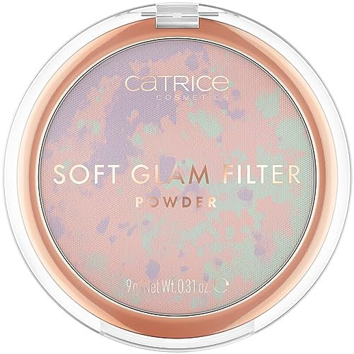 Catrice Soft Glam Filter Powder, Polvo, n.º 010, multicolor, aclarador, corrector de color, suavizado, natural, radiante, vegano, sin perfume, sin alcohol, sin parabenos, 1 unidad (9 g)
