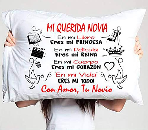Deliex delicias de Extremadura. Cojín Personalizado con Foto y/o Texto. Regalos con Foto. Varios tamaños. Relleno Incluido. Regalos Originales para Hombres y Mujeres. (50_x_30_cm)
