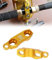 Angelrolle, Angelrollenklemme, Teile für Penn 20, 30, 50, 70, internationale V VI-Serie, Angelrolle, Klemmhalterung, eloxierte Aluminiumlegierung, Gold (ohne Schrauben)