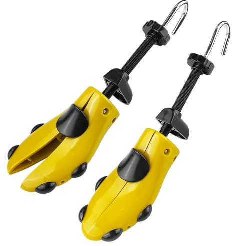 Lectorias 1 Par hormas para zapatos, ensanchador de botas de Plástico, shoe stretcher Justable Anchura y Longitud, dilatador unisex, tamaño variable 41-47, Ideales para Deportivas, Zapatos Planos