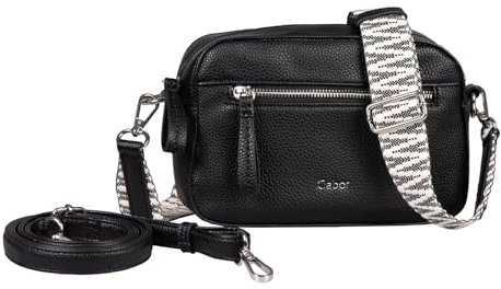 Gabor bags Silena Damen Handtasche Sling Bag Rucksack, 3 L Schwarz