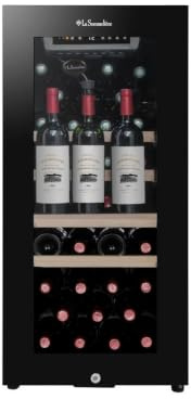 LA SOMMELIERE Cave de mise à température LS38BLACK 38 Bouteilles