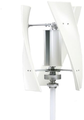 HUIZHITENGDA Wind Turbine Generator Kit,100W-2000W 12V 24V 48V Portable Vertical Helix Wind Power Turbine Generator Kit,3 Blade Wind Generator Kit with Charge Controller,12v
